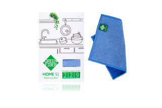 HOME S1, washing fiber Файбер для миття посуду, блакитний