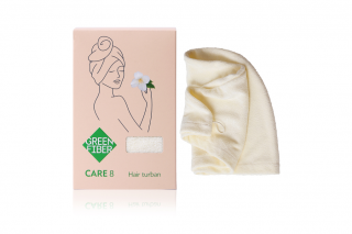 CARE 8 Тюрбан для волосся, молочний