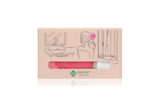 Green Fiber CARE SET Laska Mini Набір для очищення шкіри обличчя, шиї та декольте