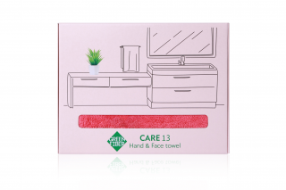 CARE 13 Рушник для рук та обличчя,  кораловий